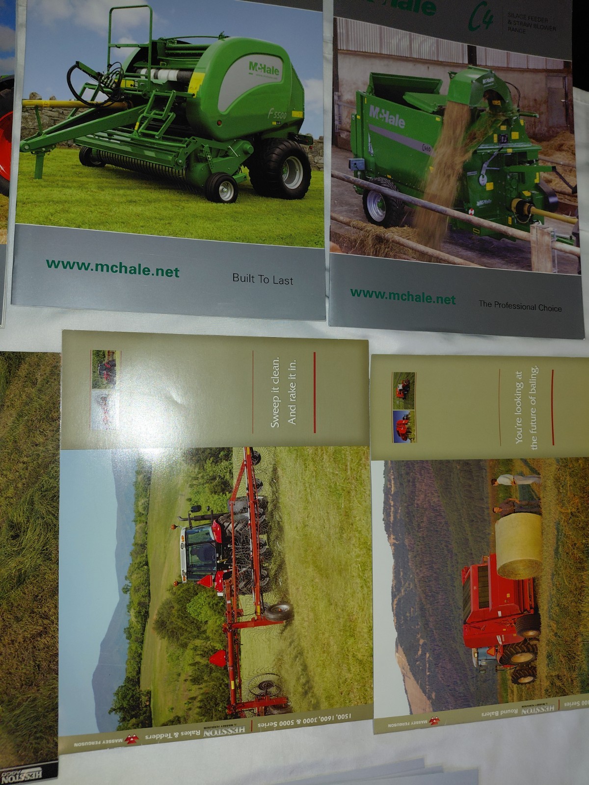 Lot Of 80+ Modern (Year 2000+) Farm Equipment, Tractor, Combine Brochures