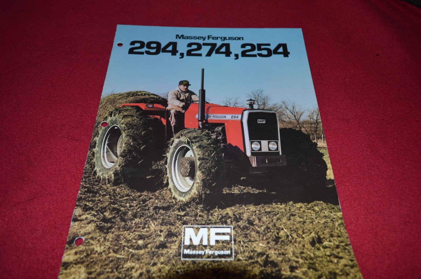 Massey Ferguson 294 274 254 Tractor Dealer&rsquo;s Brochure DCPA
