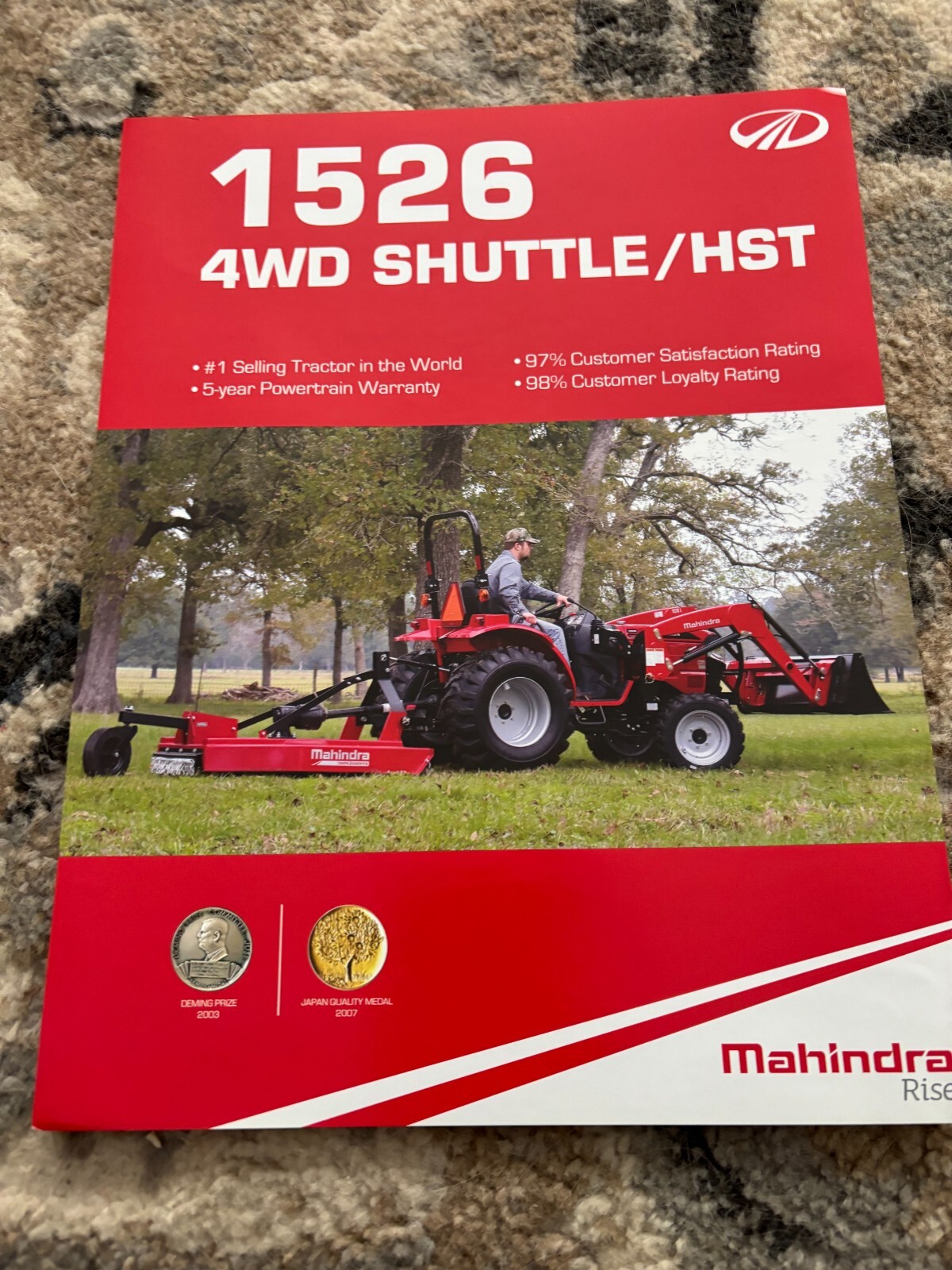Mahindra 1526 Tractor Brochure FCCA25 no.4