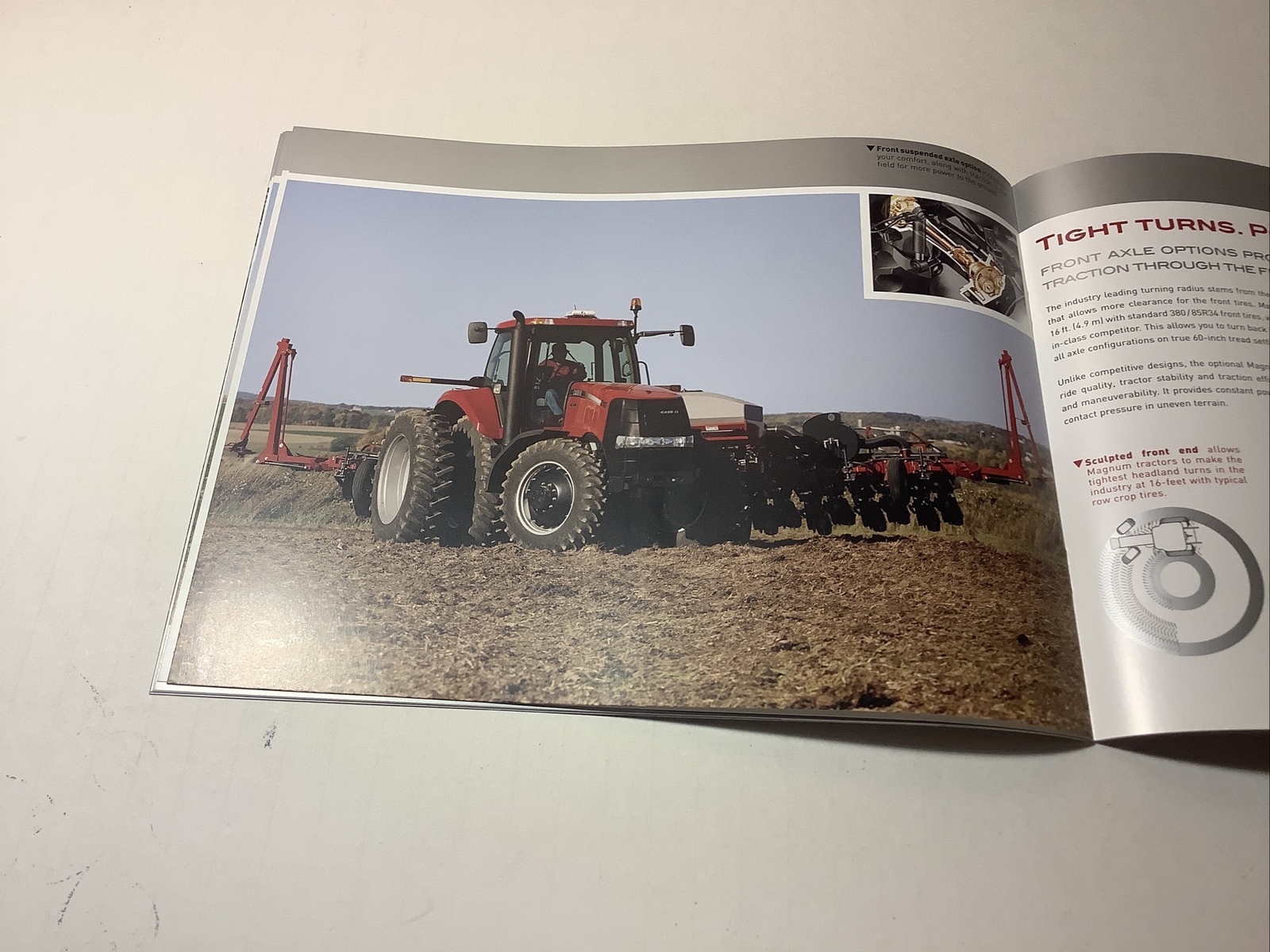CASE IH MAGNUM 180-210 SERIES TRACTORS 28 PAGES Sales Brochure