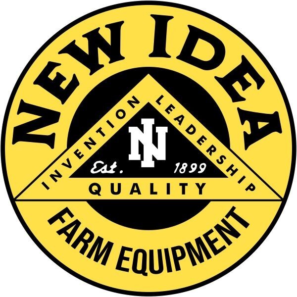 New Idea Farm Equipment Since 1899 NEW Sign: 40&Prime; Dia. Round USA STEEL TWO-SIDED