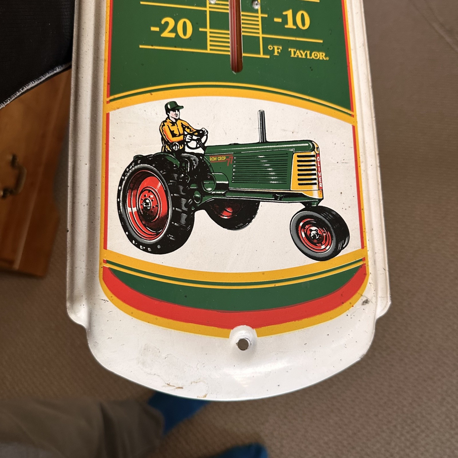 Working Vintage Large Oliver thermometer – Made by Taylor