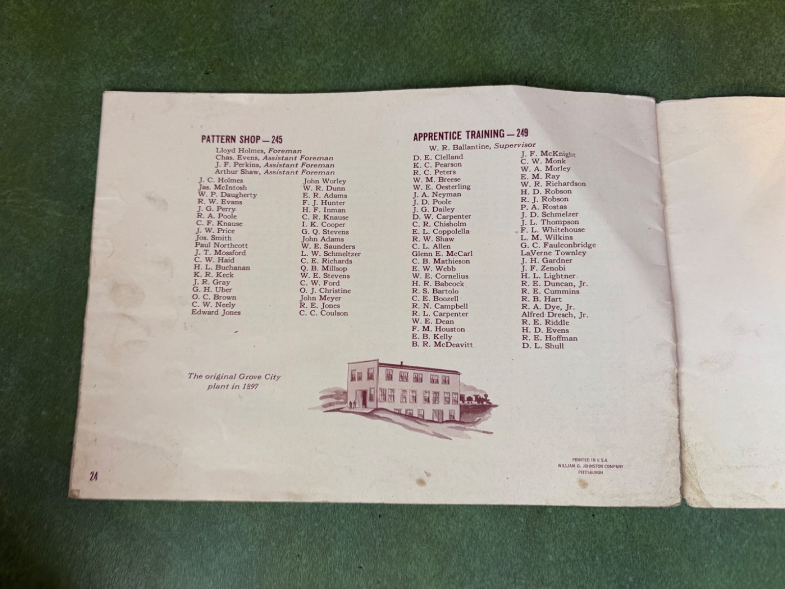 Cooper Bessemer Manufacturing Open House Brochure 1947 Grove City Brochure