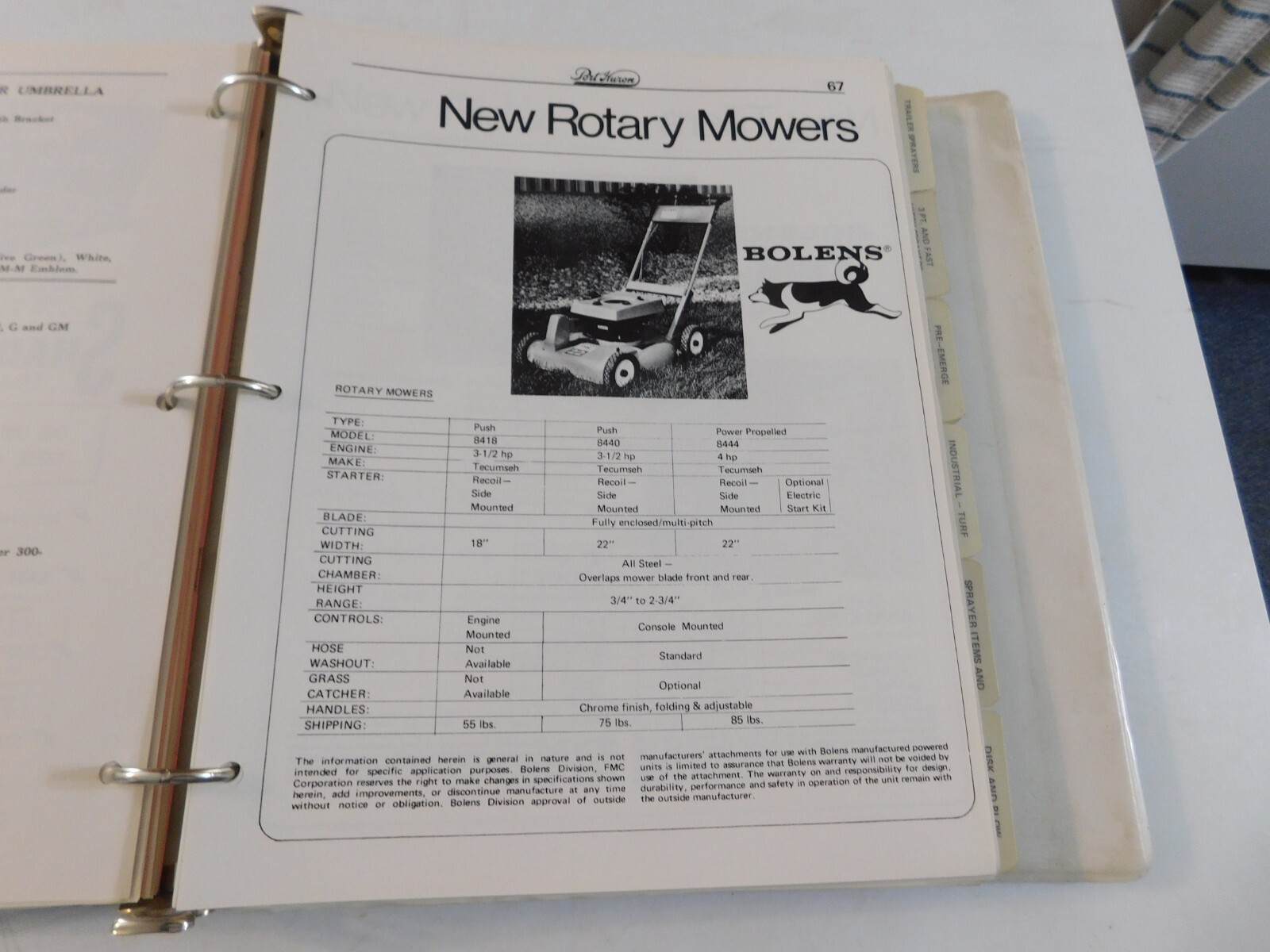BROYHILL LINE FARM EQUIPMENT BROCHURES EMPIRE PLOW WESTGO LOADERS GANDY DANUSER