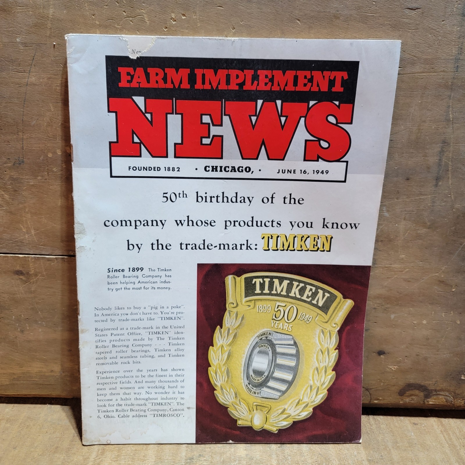 Farm Implement News Magazine June 16, 1949