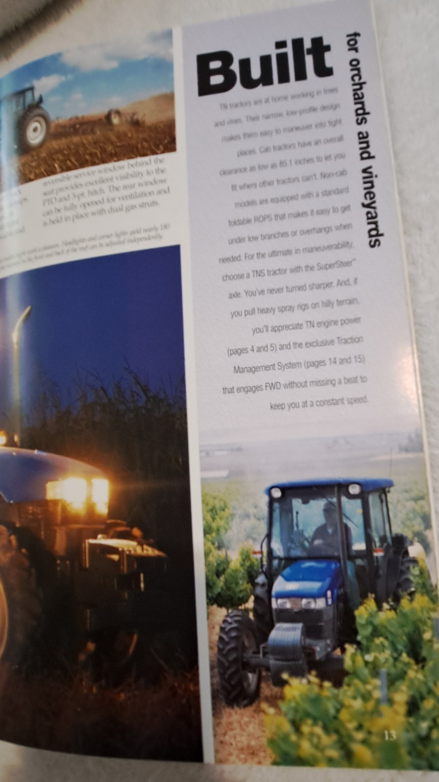 2 New Holland Tractor Brochures. 1998-1999. Compact Diesel, TN, TND, TNS