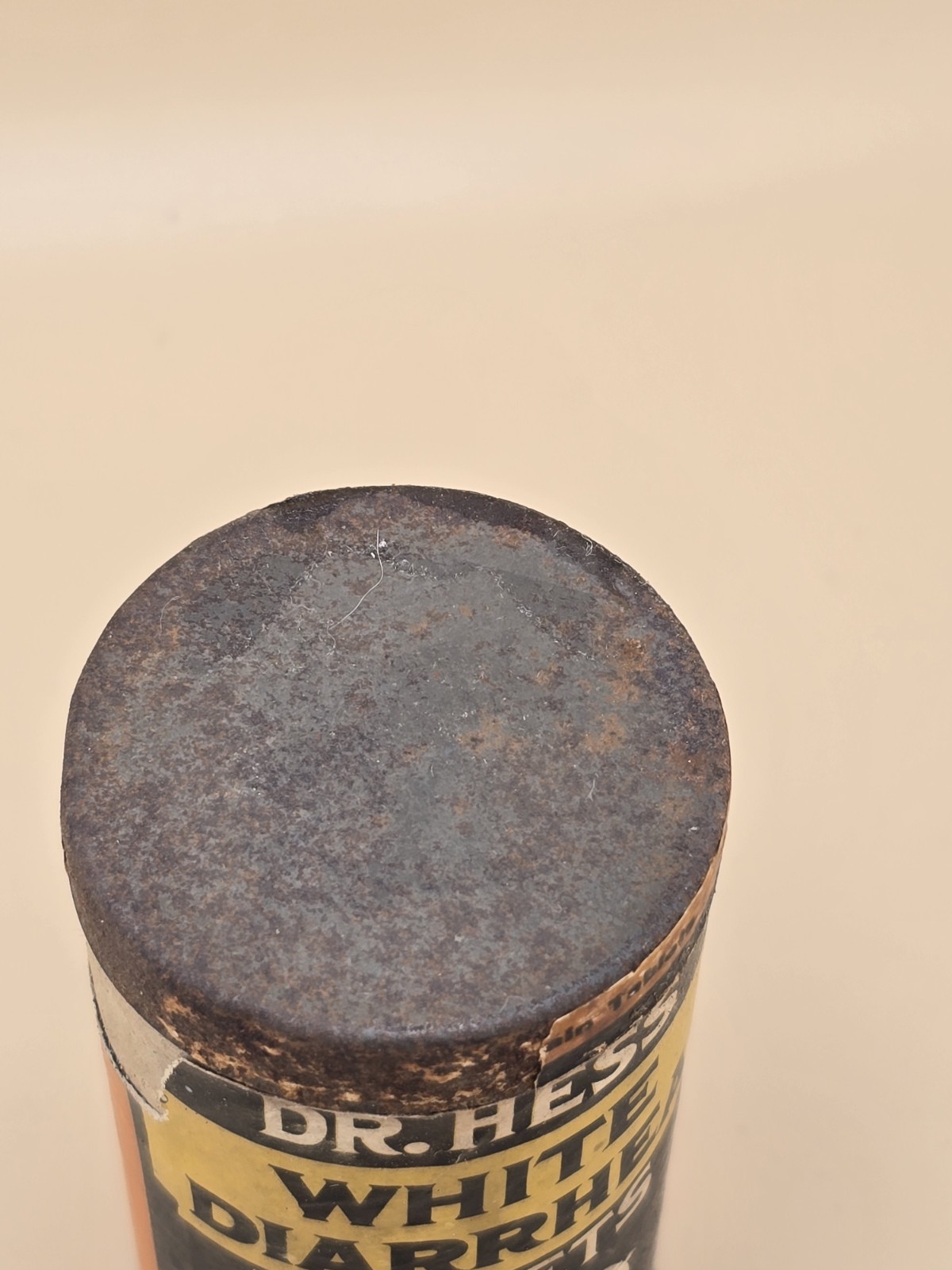 Antique Dr. Hess White Diarrhea Chicks 50 Cts Full Can Farm Medicine