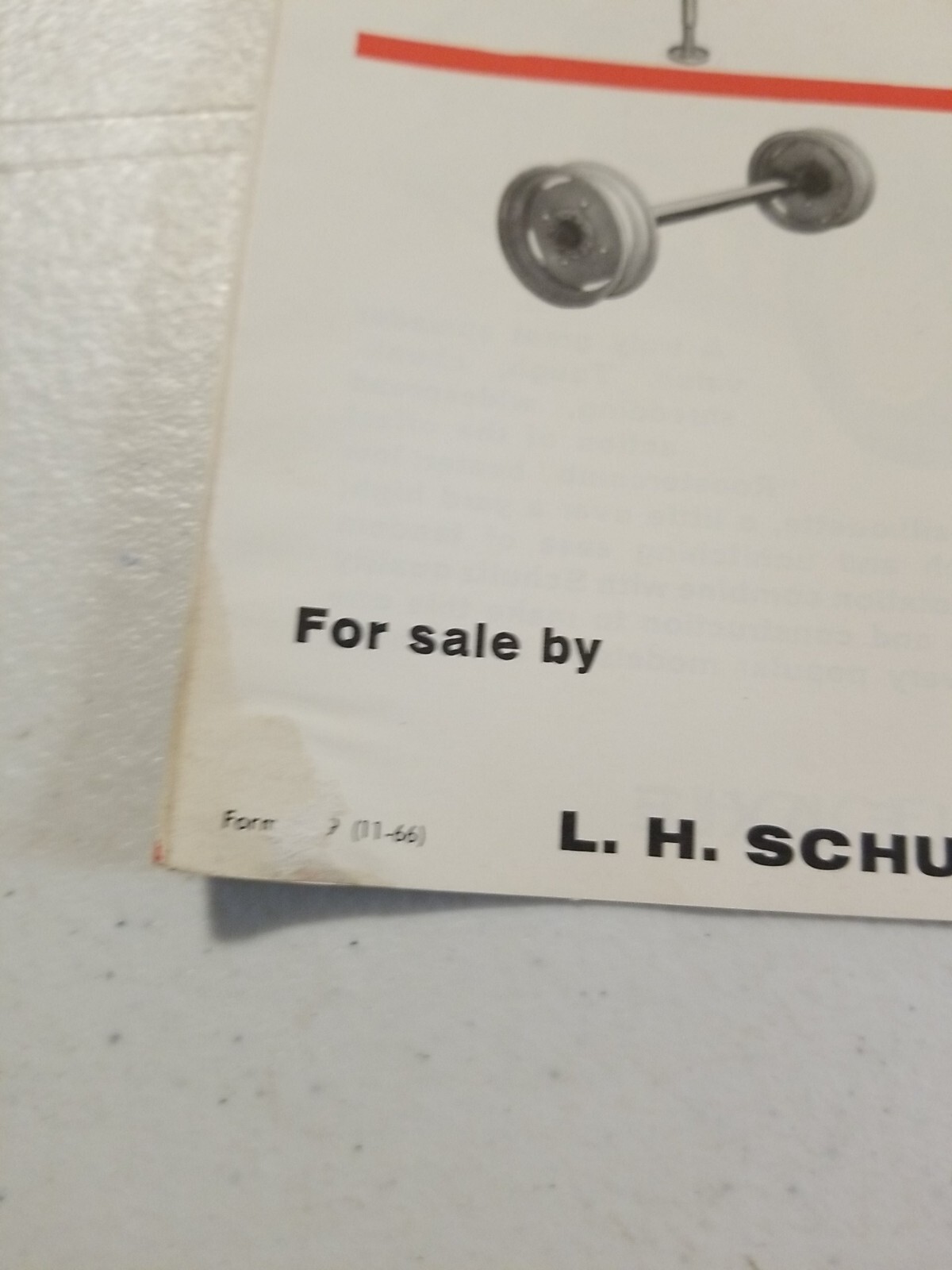 Vintage 1970 L.H. SCHULTZ Mfg Co GENERAL MANURE SPREADER Brochure & Price List