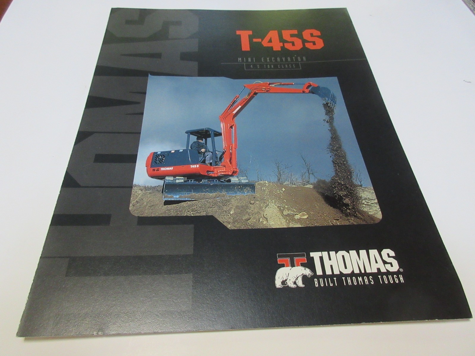 Thomas T-45S Excavator Brochure 4 pages