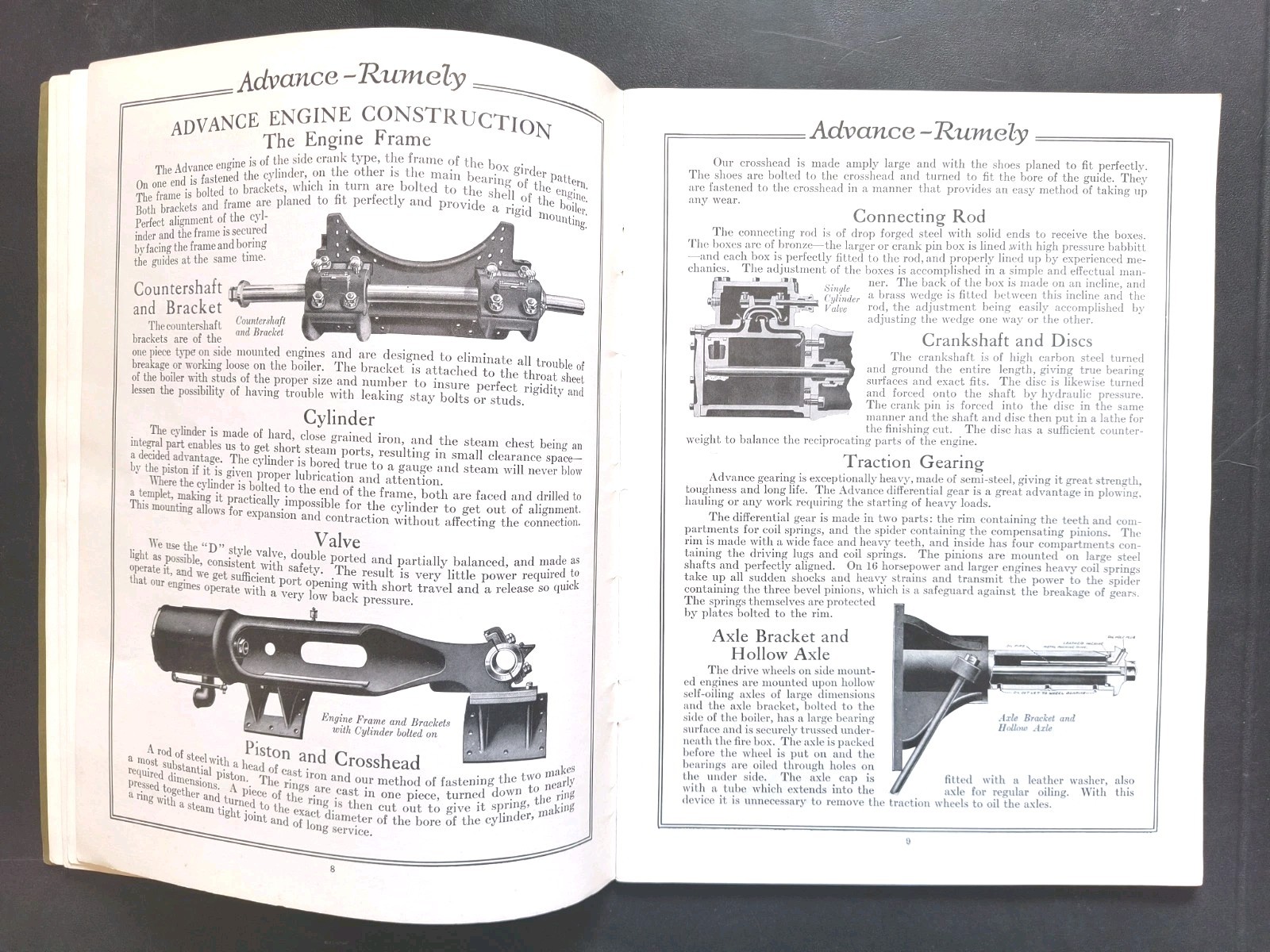 Rumley Oil Pull Tractor Dealer Brochure Manual Print Advertising RARE