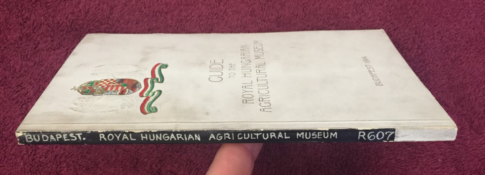 RARE 1914 Guide To Royal Hungarian Agricultural Museum Hungary Farming History