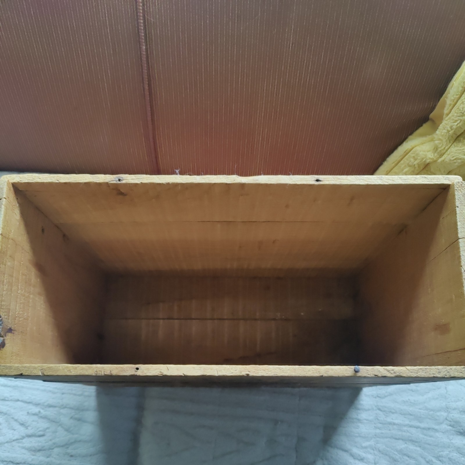 Reliable Prepared Flour Co BOSTON Mass WOOD BOX CRATE Cakes Biscuits Pastry