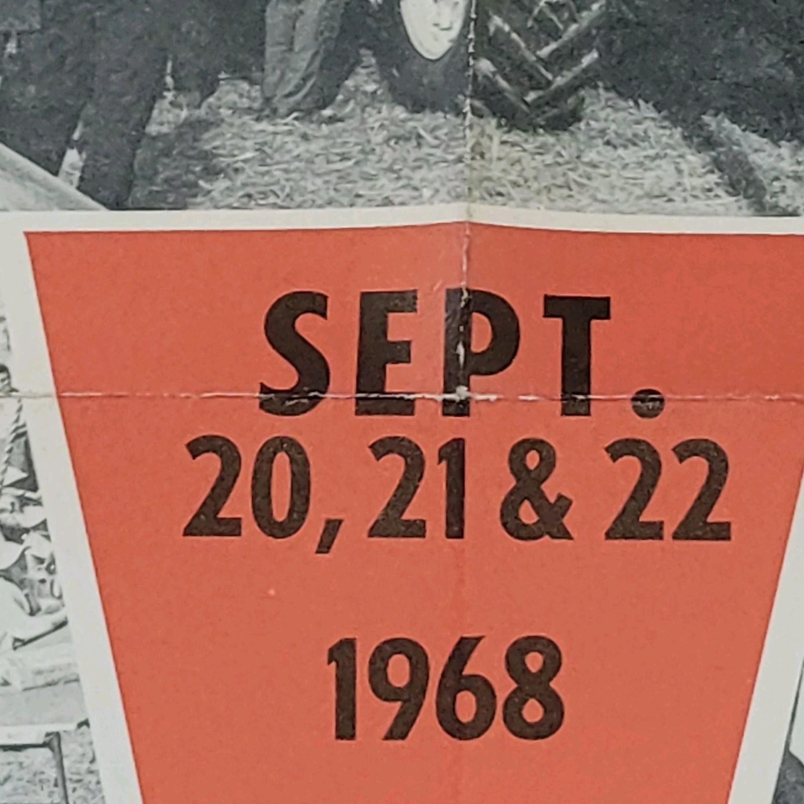 RARE 1968 Farm Power 14 Annual Show Gettinger Farms Sullivan IN. Poster