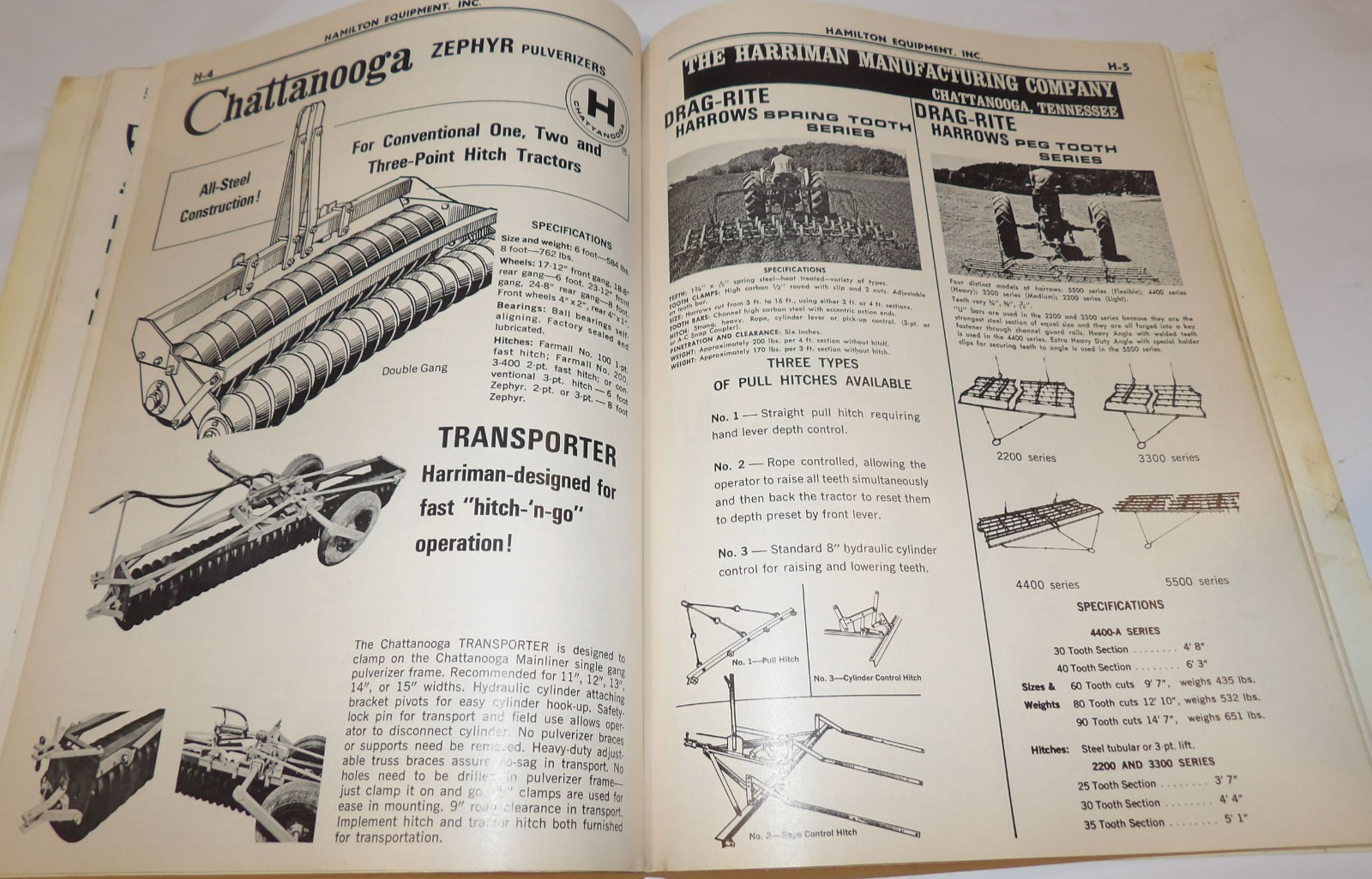 VINTAGE 1968 FARM IMPLEMENT CATALOG~MOWERS/FERTILIZERS/SPRAYERS/TILLERS/SPREADER
