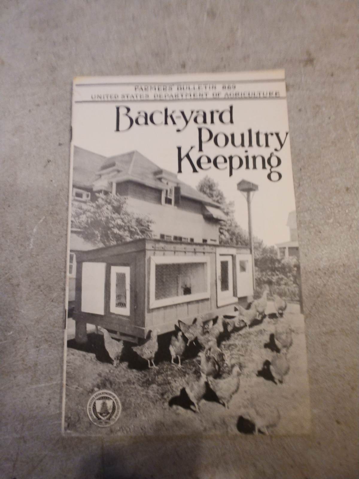 7 DEPARTMENT OF AGRICULTURE BOOKLETS On POULTRY AND BIRDS 1917 -1928