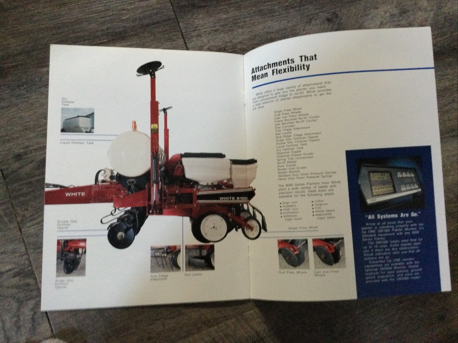 White 6000 Series Planter Sales Brochure AGCO White Farm Equipment