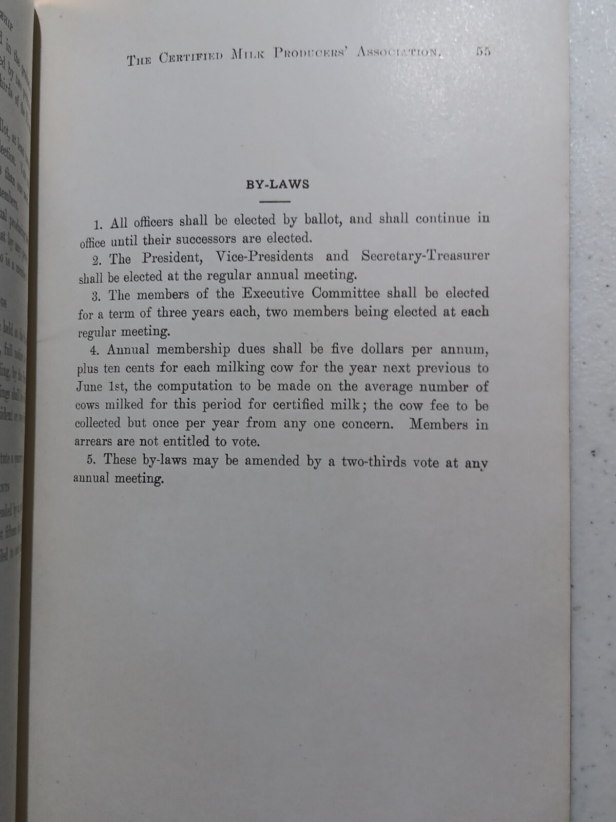 1910 Certified Milk Producers Association Convention Proceedings Book Dairy