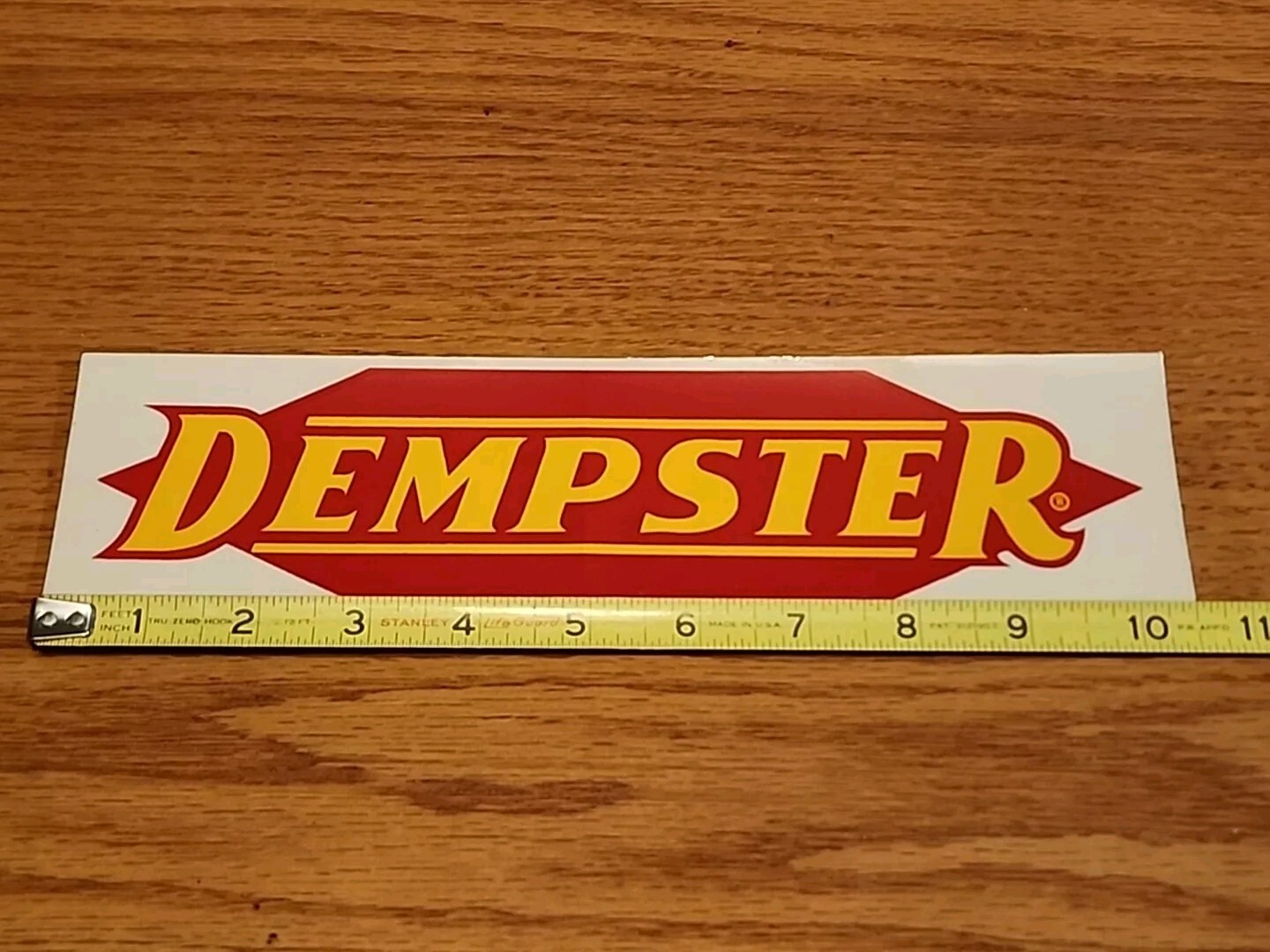 Dempster Mill Decal Sticker 2.75×10.5 Windmill Beatrice NE Nebraska Nebr