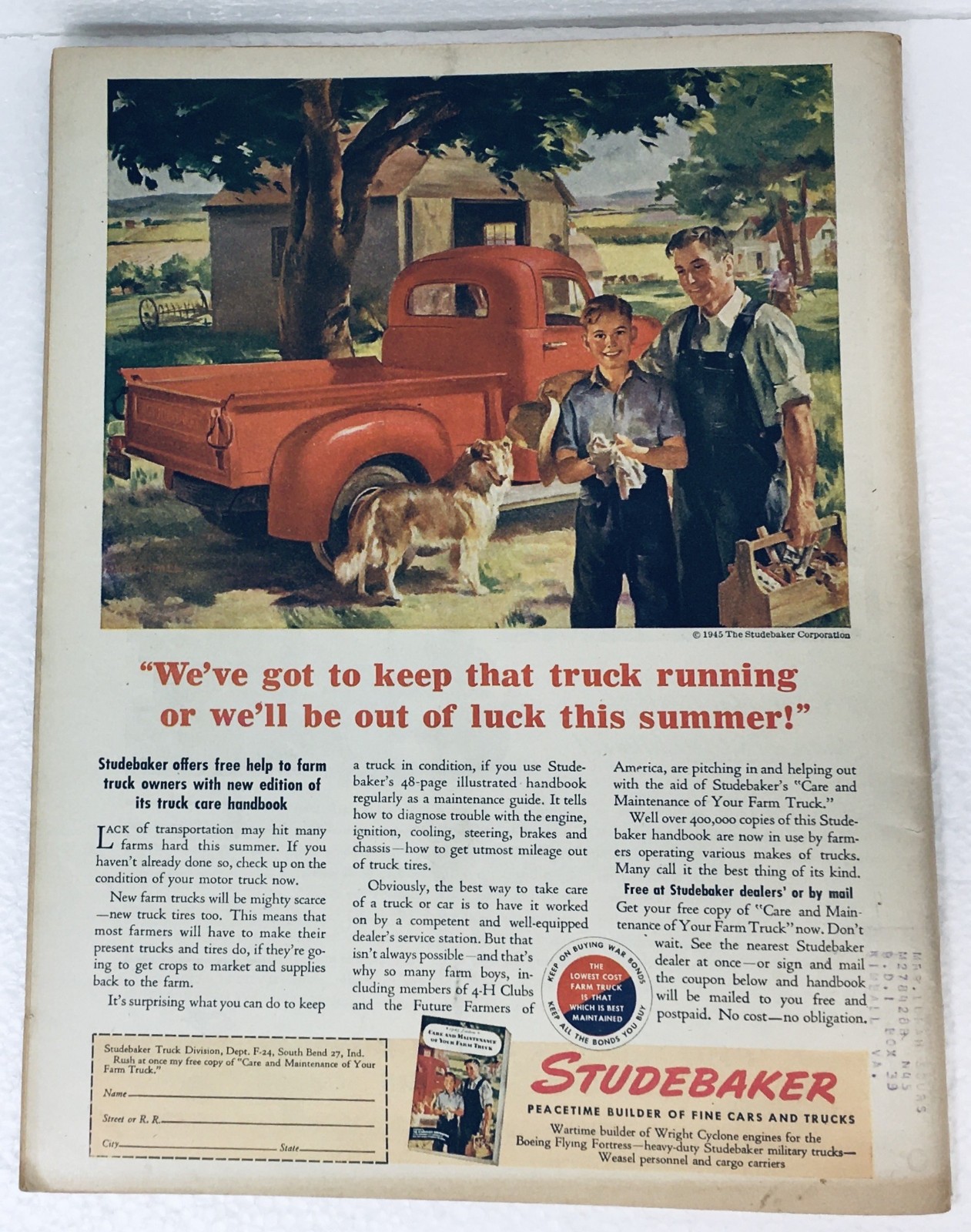 FARM JOURNAL and FARMERS WIFE MAGAZINE — MAy, 1945