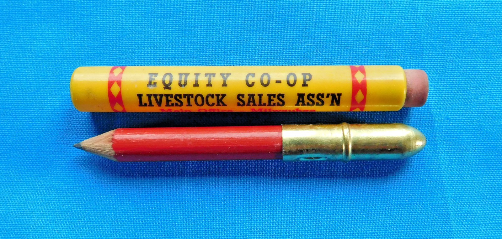 Equity Cooperative Livestock Sales Milwaukee Wisconsin Vintage Ag Pencil