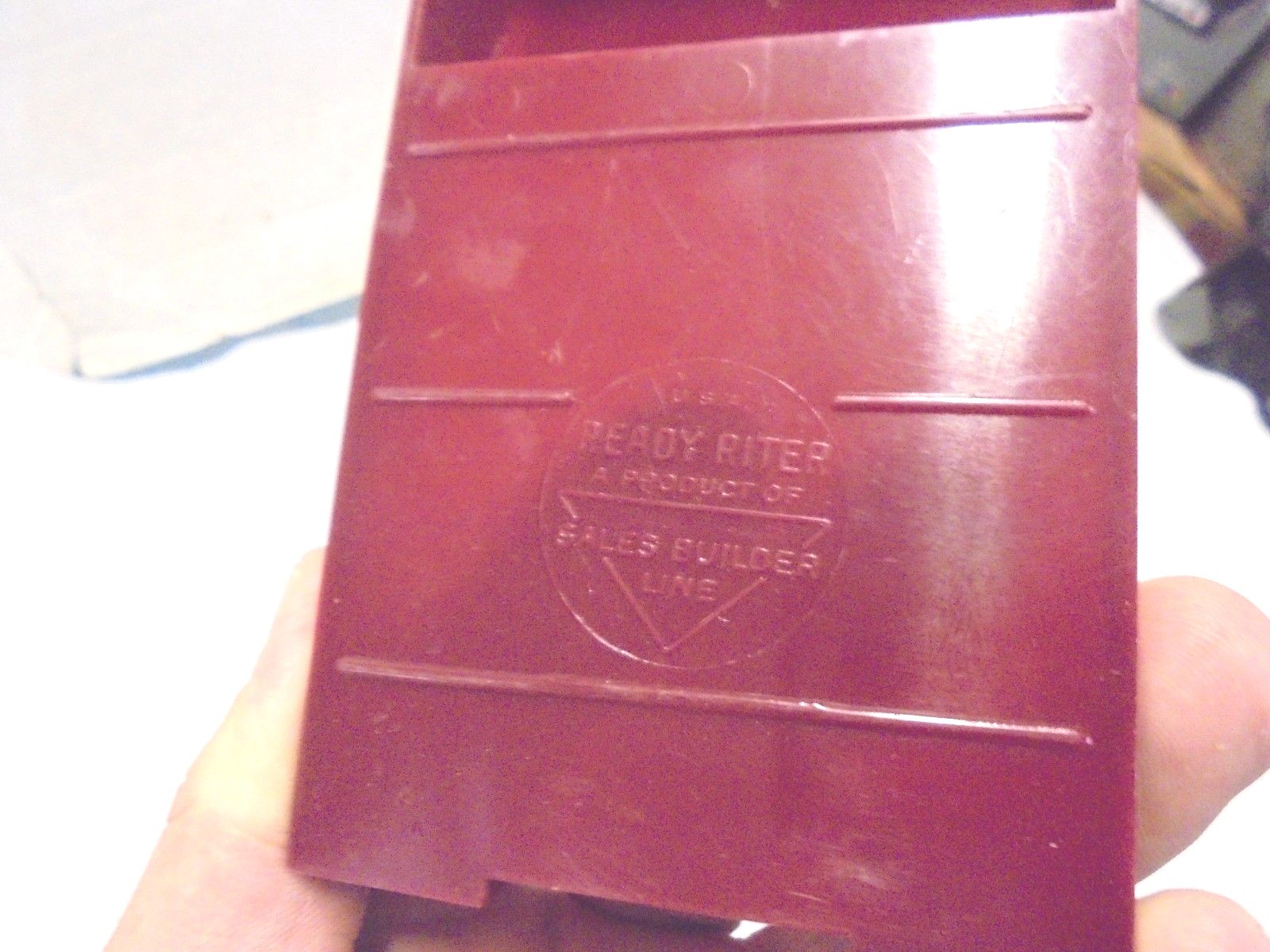 plastic note holder christie & larsen livestock buying belmond iowa no paper