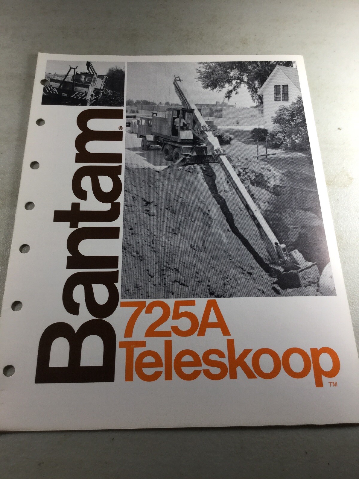 Bantam 725A Teleskoop Sales Brochure, Literature