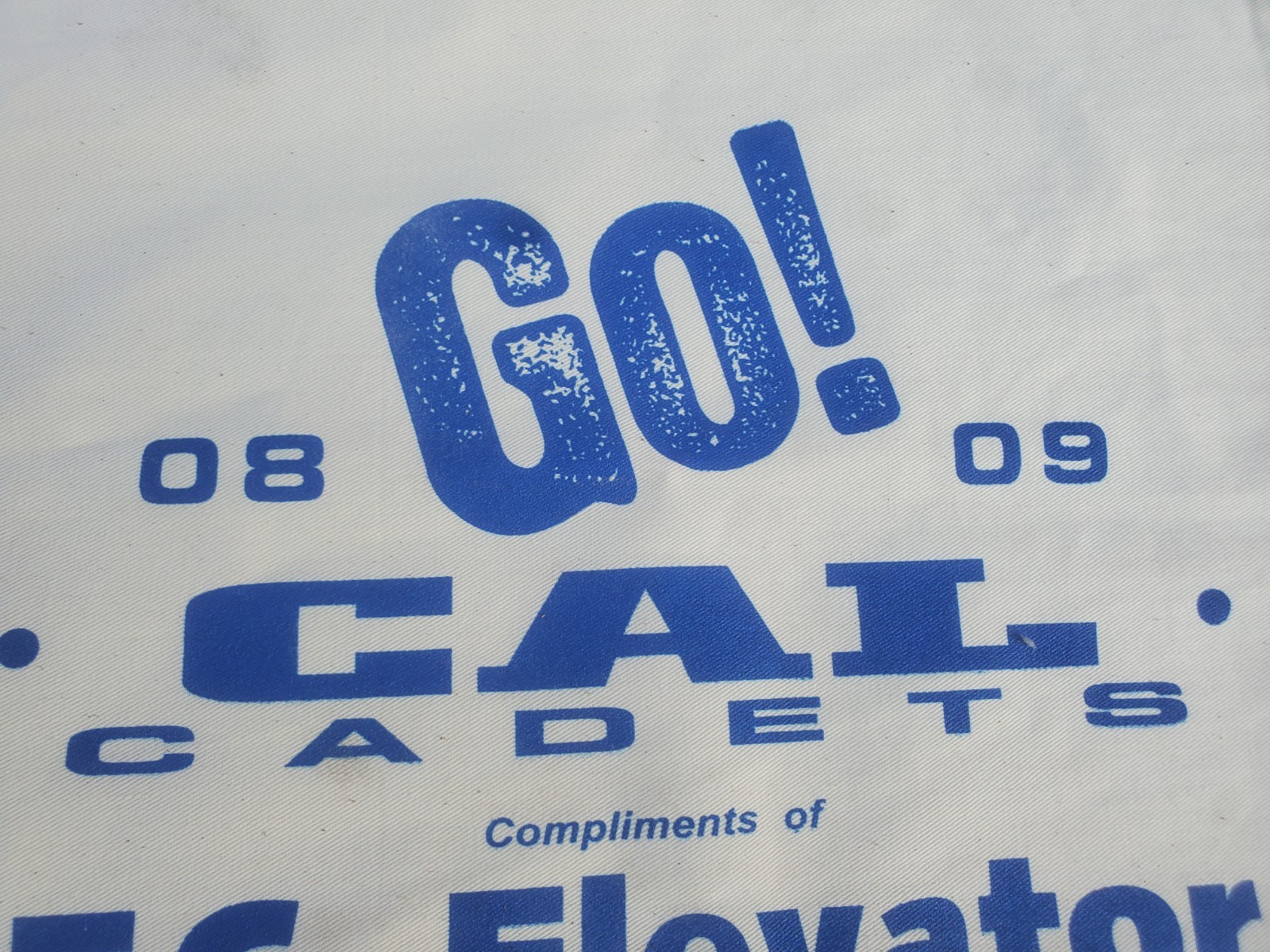 Cloth Tote Bag Cal Cadets Farmers Cooperative Elevator Latimer Iowa School 2009
