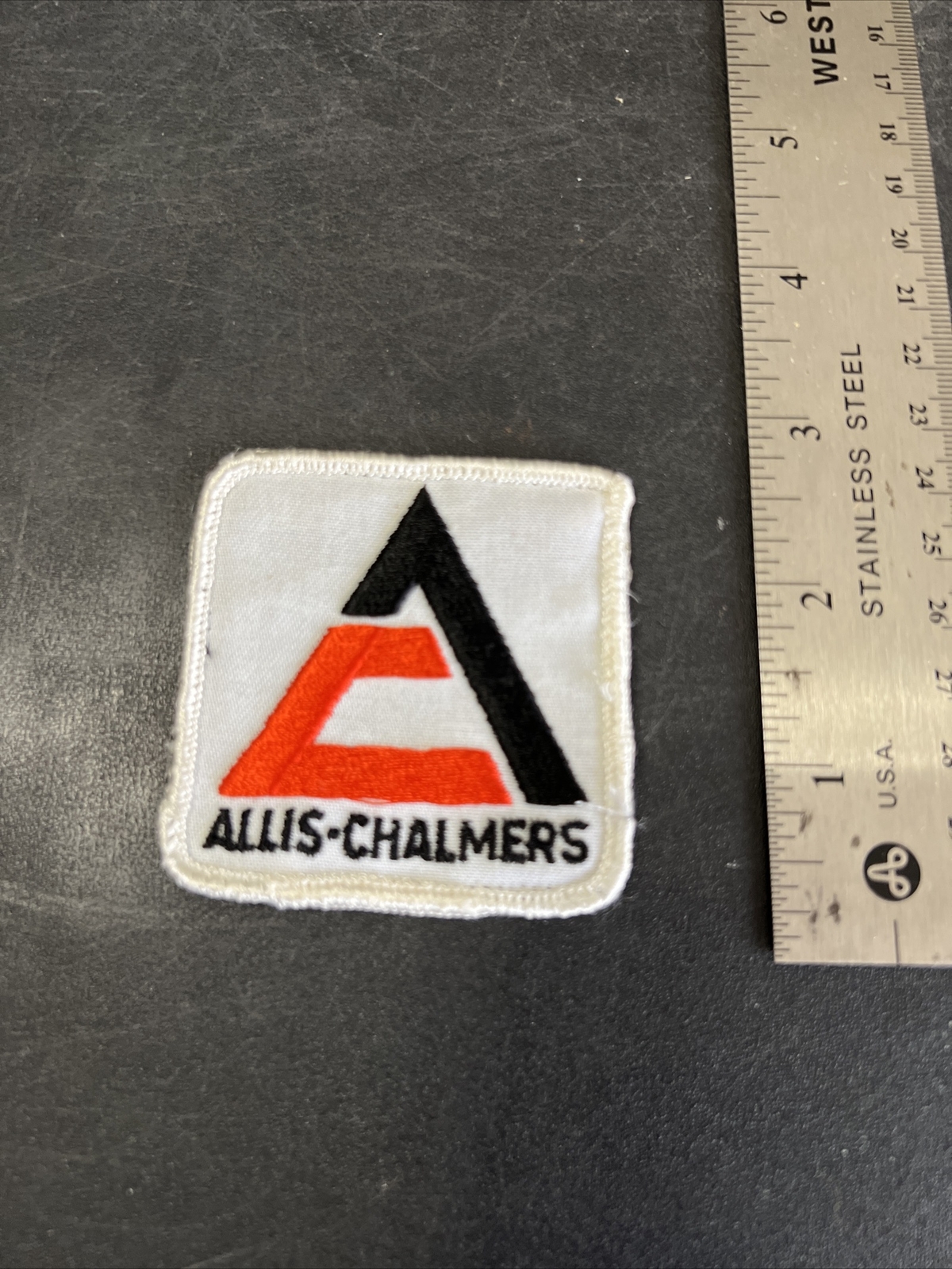Vintage Allie Chalmers Farm Implements Tractors Patch