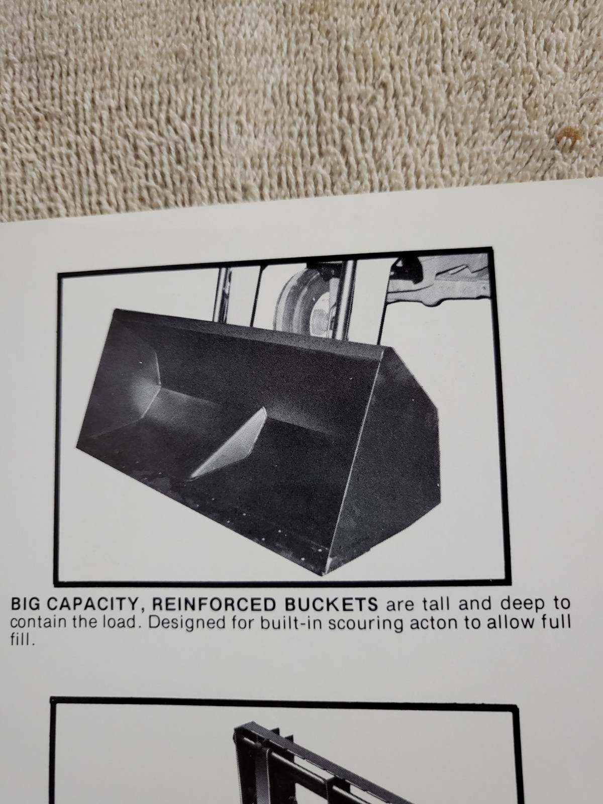 DUAL 175 Tractor Front LOADER BROCHURE Ford John Deere J I CASE Sioux Falls, SD.