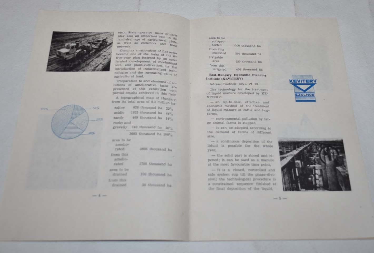 Amelioration 79 Moscow Hungary Tractor Brochure Prospekt