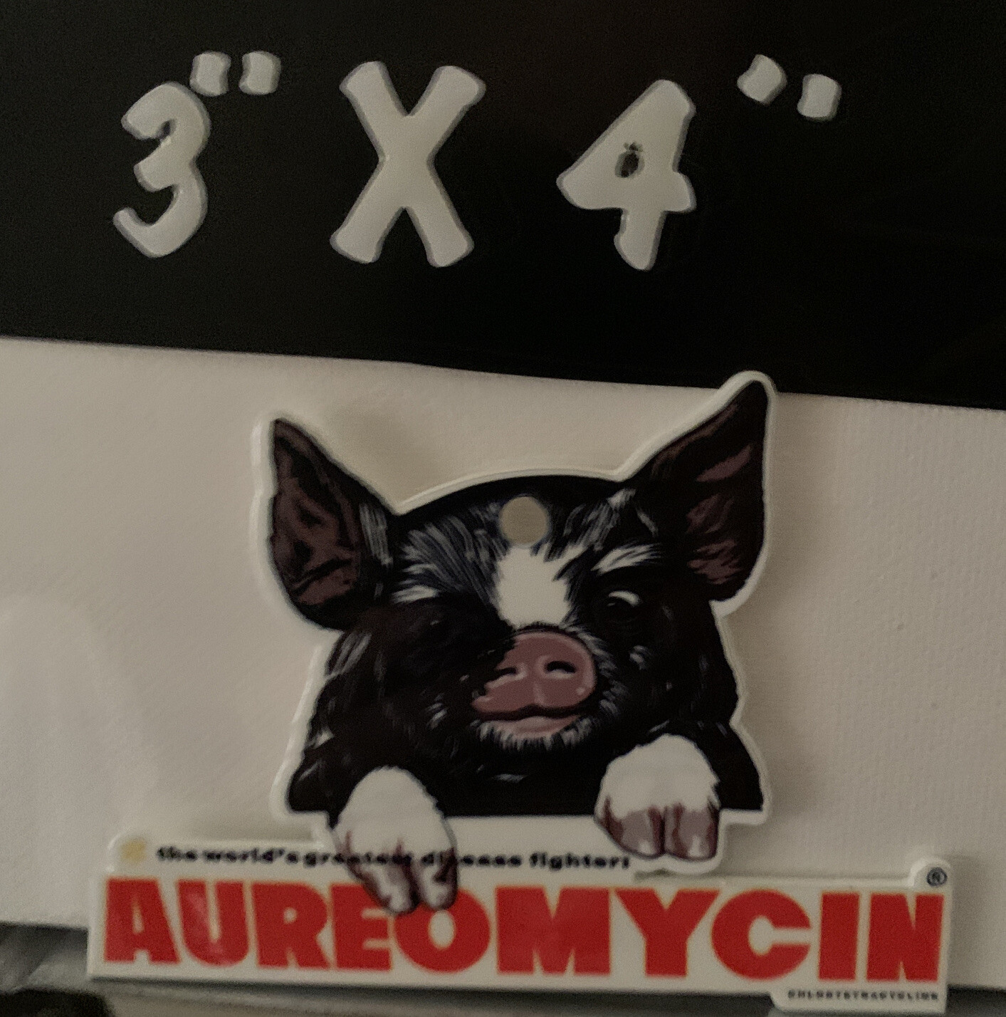 AUREOMYCIN Porcelain Like Magnet Farming Livestock Sales Service Gas Oil