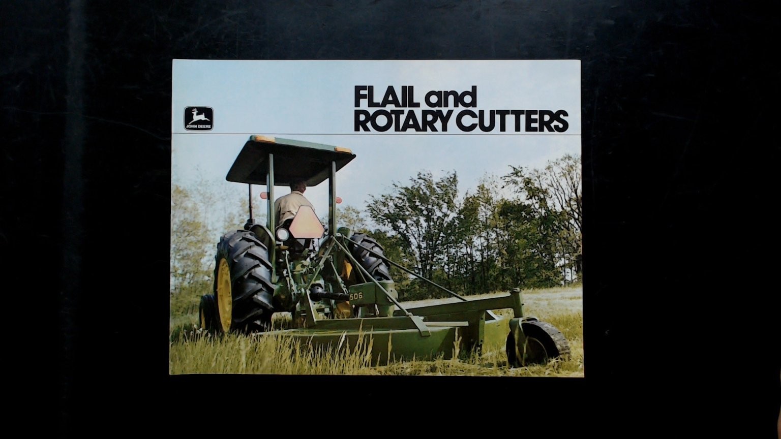 John Deere Flail and Rotary Cutters Vintage Agricultural Brochure