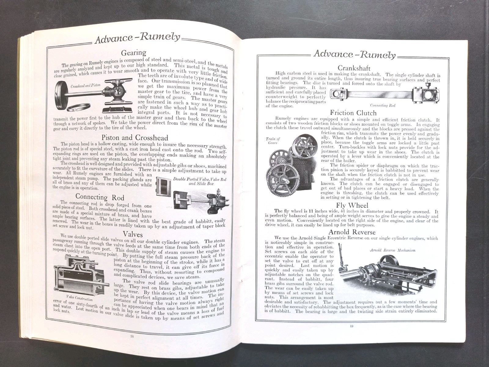 Rumley Oil Pull Tractor Dealer Brochure Manual Print Advertising RARE