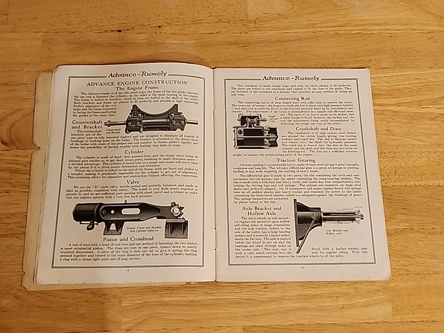 Advance Rumely Threshing Machinery Tractor Sales Brochure Oilpull