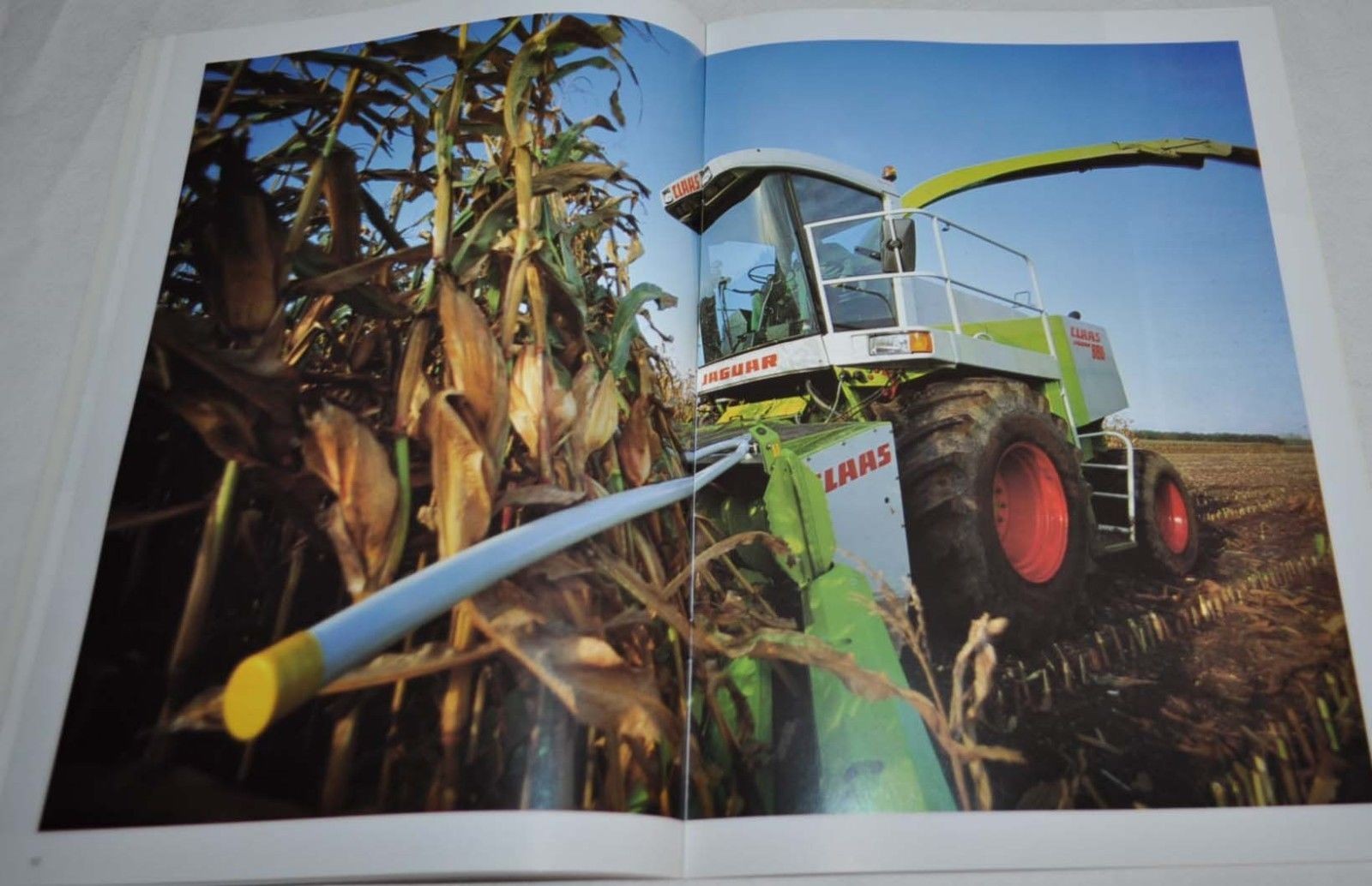 Claas Combine Harvester Jaguar 880-820 Landmaschinen Tractor Brochure Prospekt