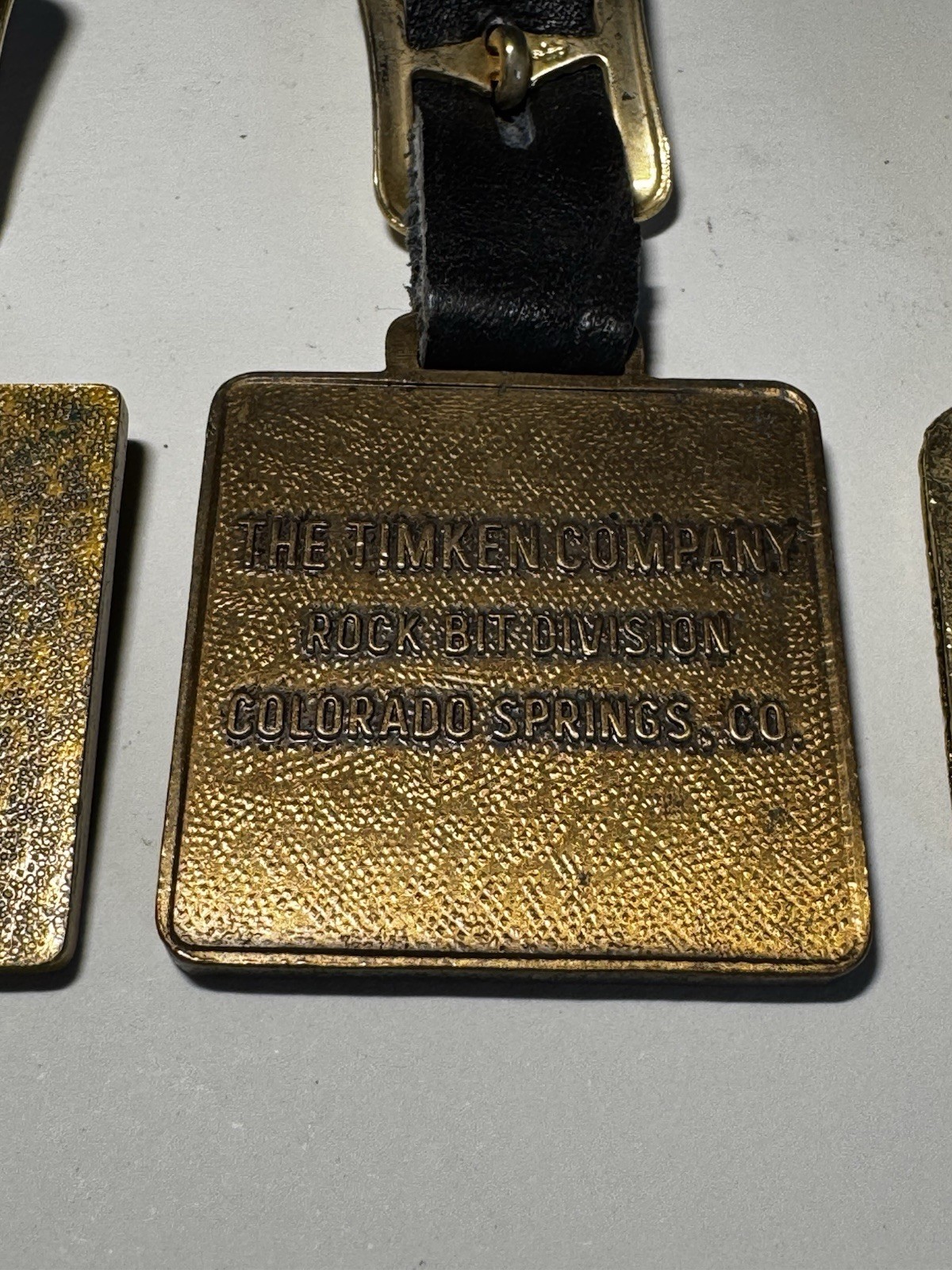 Vintage Watch Fob Lot – JCB – TIMKEN – Barber-Greene – 3 Pc – FREE SHIPPING!!