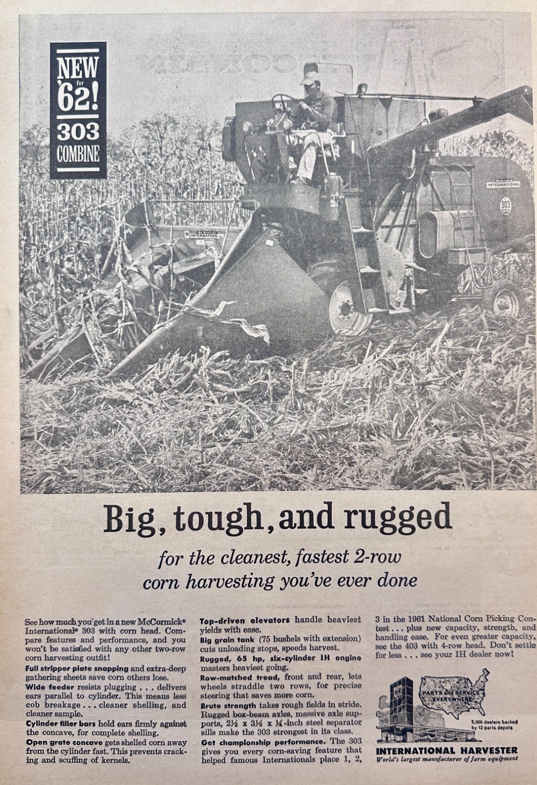 Lot of (6) McCormick International Farm Equipment Ad Early 60&rsquo;s #5090 set