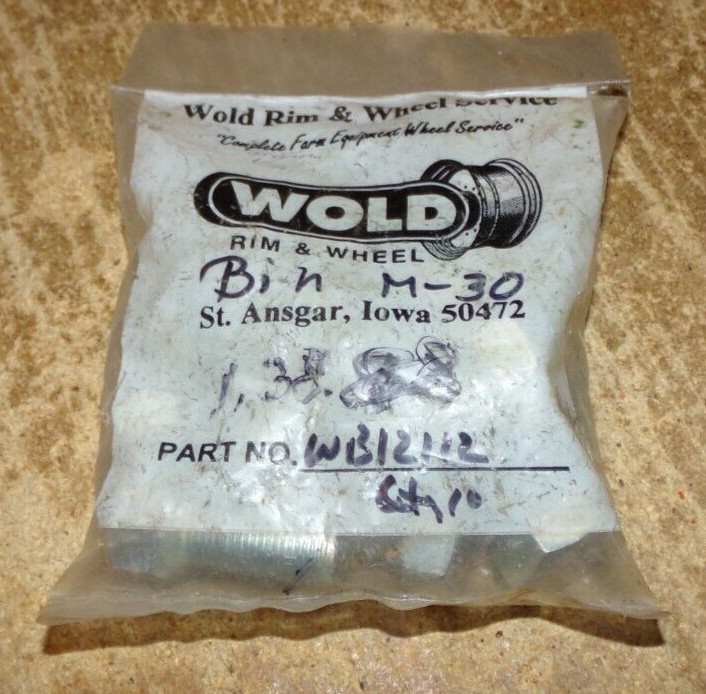 10-lot WOLD oem #WB12112 wheel bolts in the package new