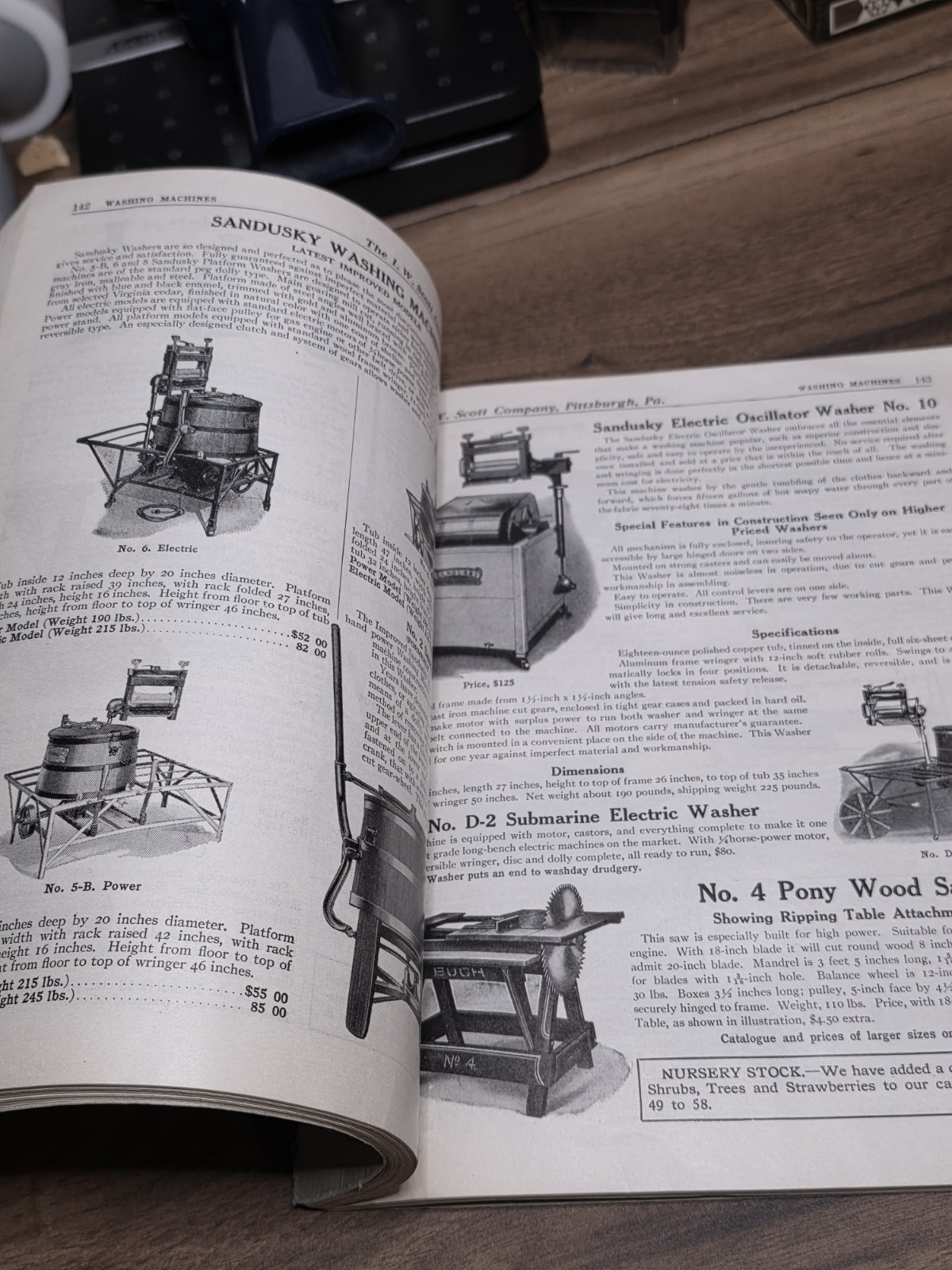 1926 Scott Co Catalog Farm Machinery Tools Plows Seeds Flowers Washer