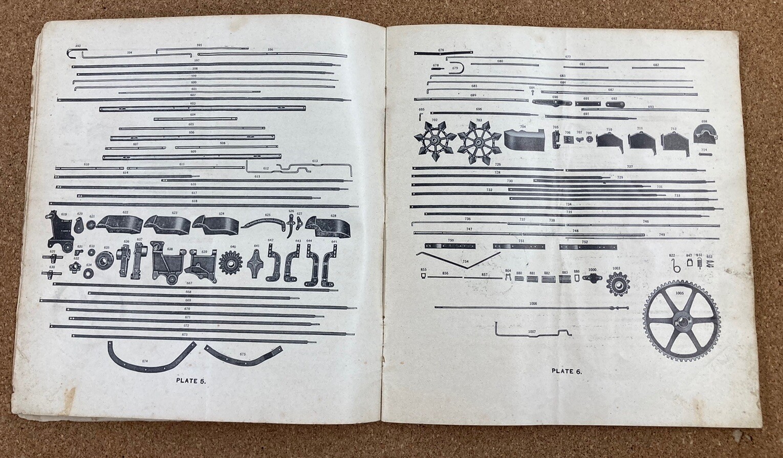 c. 1880 KEMP & BURPEE SUCCESS AND KEMP ORIGINAL MANURE SPREADER PART LIST MANUAL