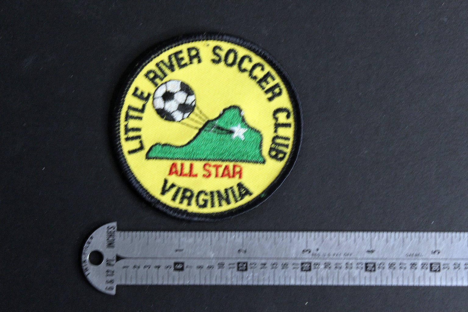 Little River Soccer Club All Star Virginia Embroidered Patch 3.5 Inch