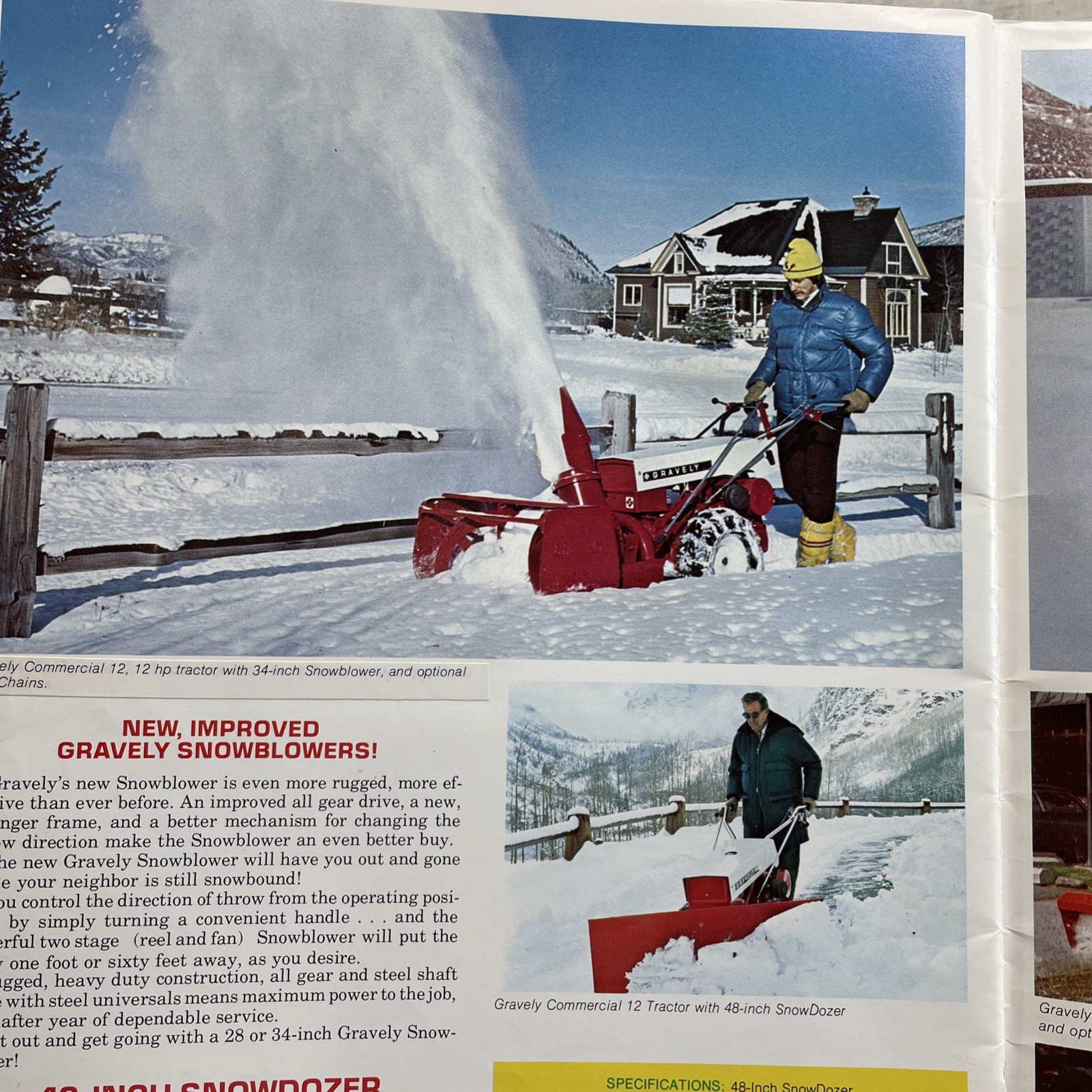 Gravely Garden Tractor Sales Catalog Brochure Vintage 1975 Lawn Equipment
