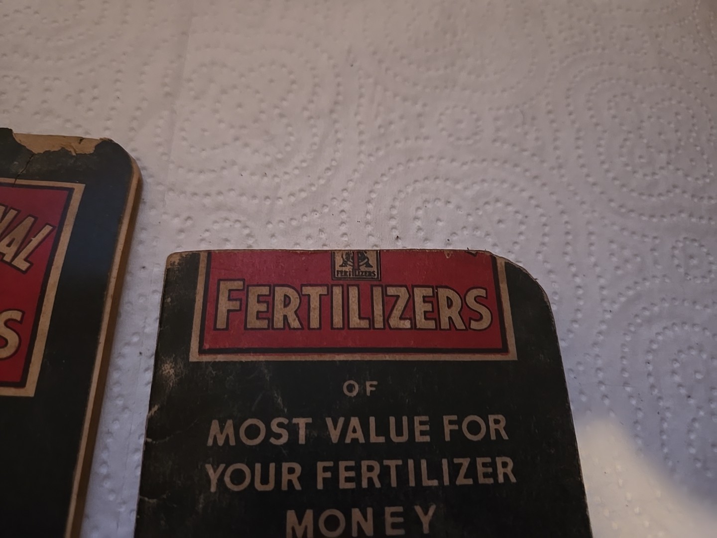 International Fertilizers Note Pads Vintage Farm Advertising Cincinnati, OH Ohio