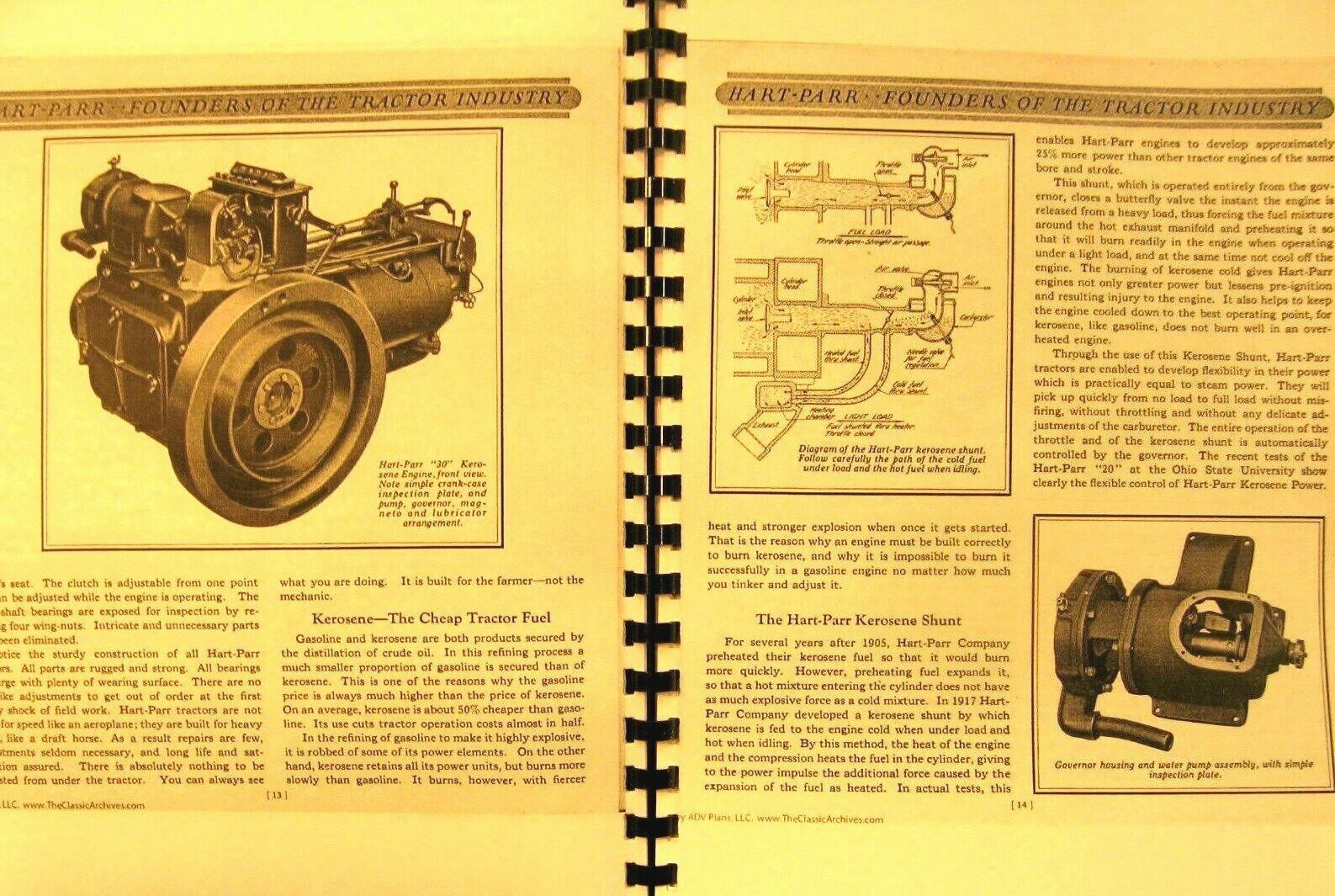 1925 Hart-Parr Sales Manual All of the New Models as well as the old