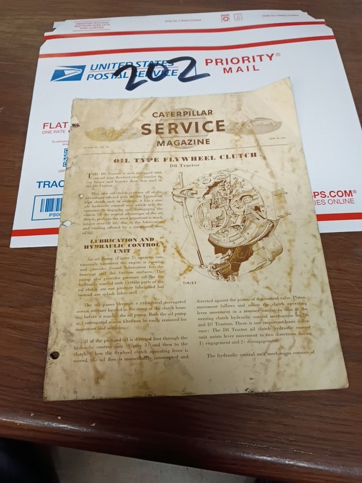 1953 Caterpillar Service Magazine