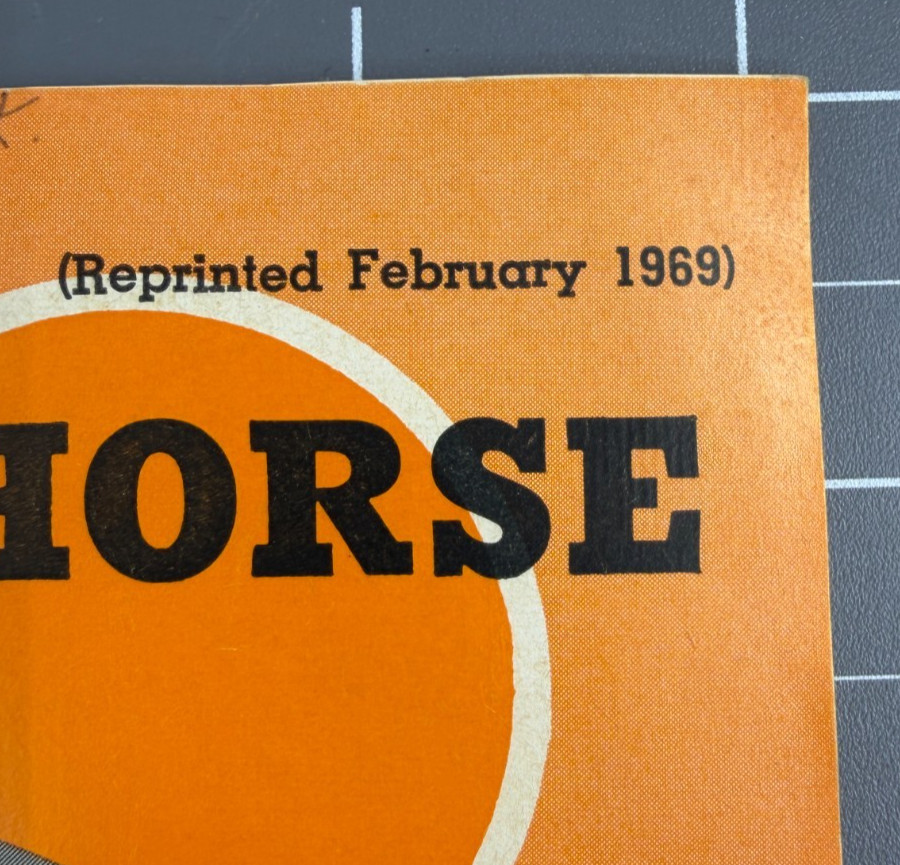 Vintage Feb. 1969 Pamphlet Booklet – The Sound Horse – Michigan State Unv. MSU