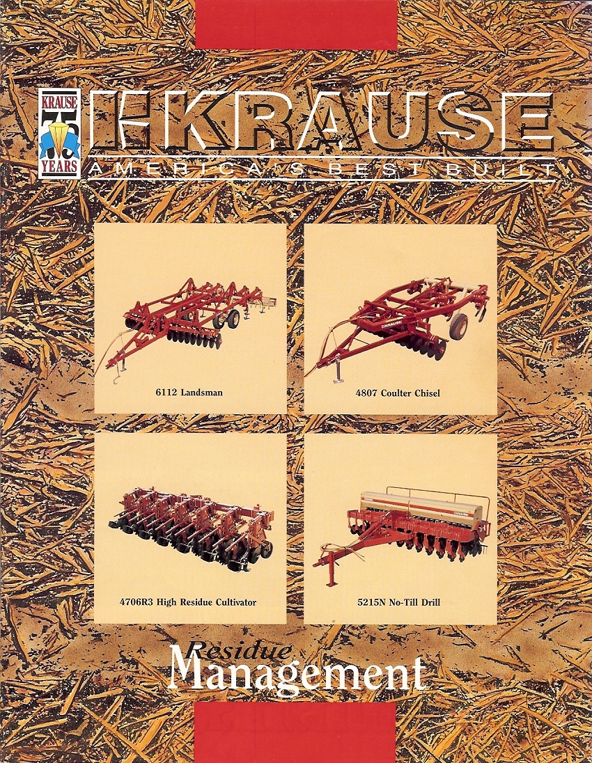 Farm Implement Brochure – Krause – Product Line Cultivator Harrow Drill (F2856)