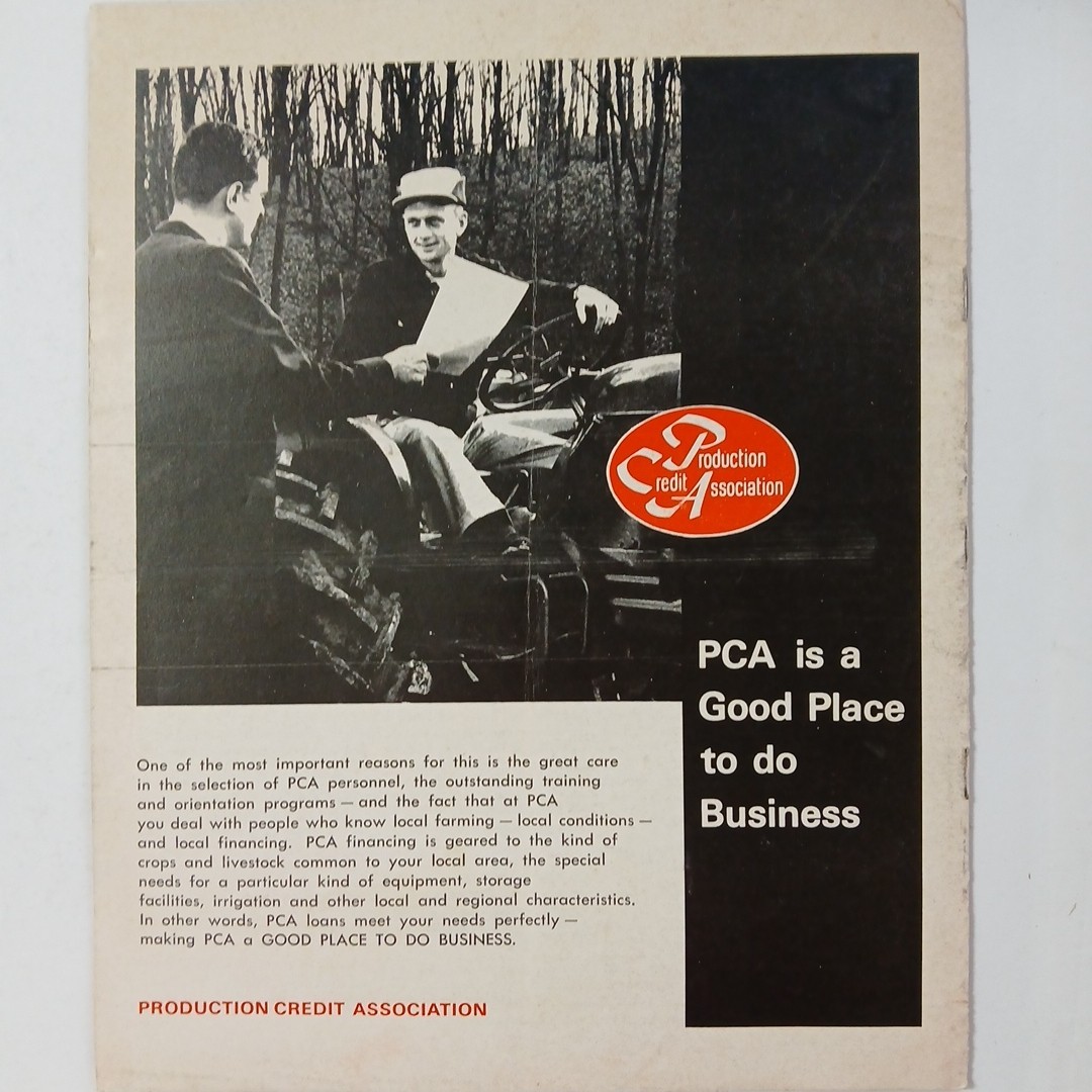 Production Credit Association Magazines 1968 Dairy Row Crops Milk Cartons Jan-A