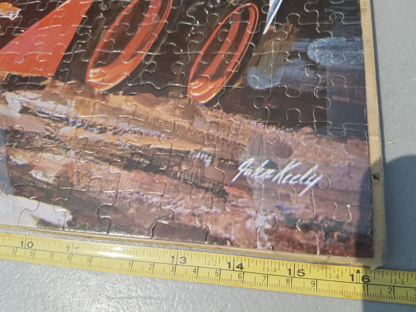 c. 1960s Melroe Bobcat Skid Steer 500 Piece Puzzle Jigsaw Puzzle Complete w/ Box