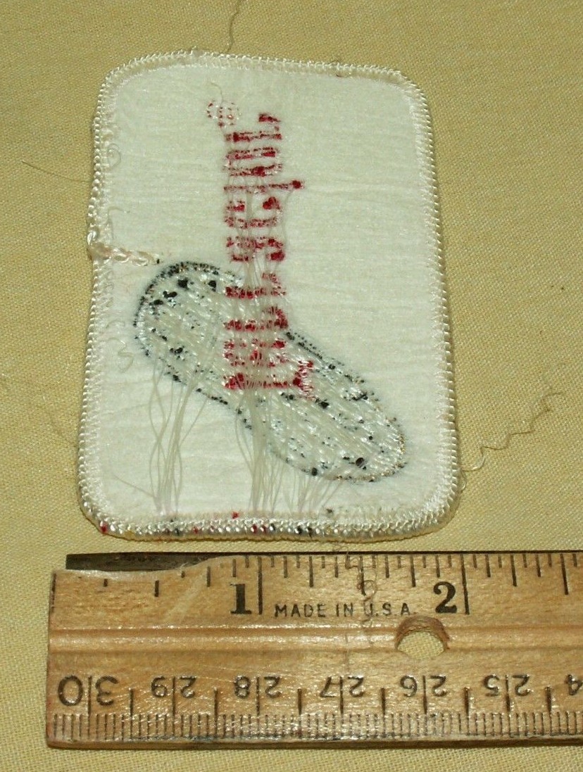 Terraclor Patch Used Embroidered Vintage Peanut Pesticide Fungicide Rectangular